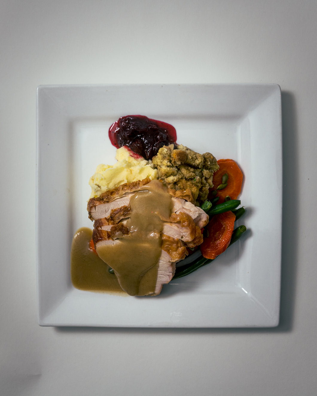 Individual Festive Meals (turkey, salmon, vegan)