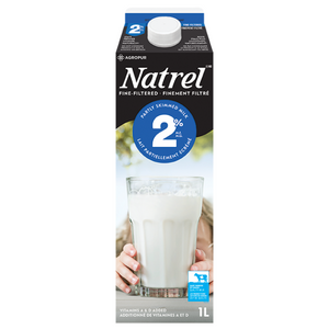 Milk – natrel, 2% (1 L carton)