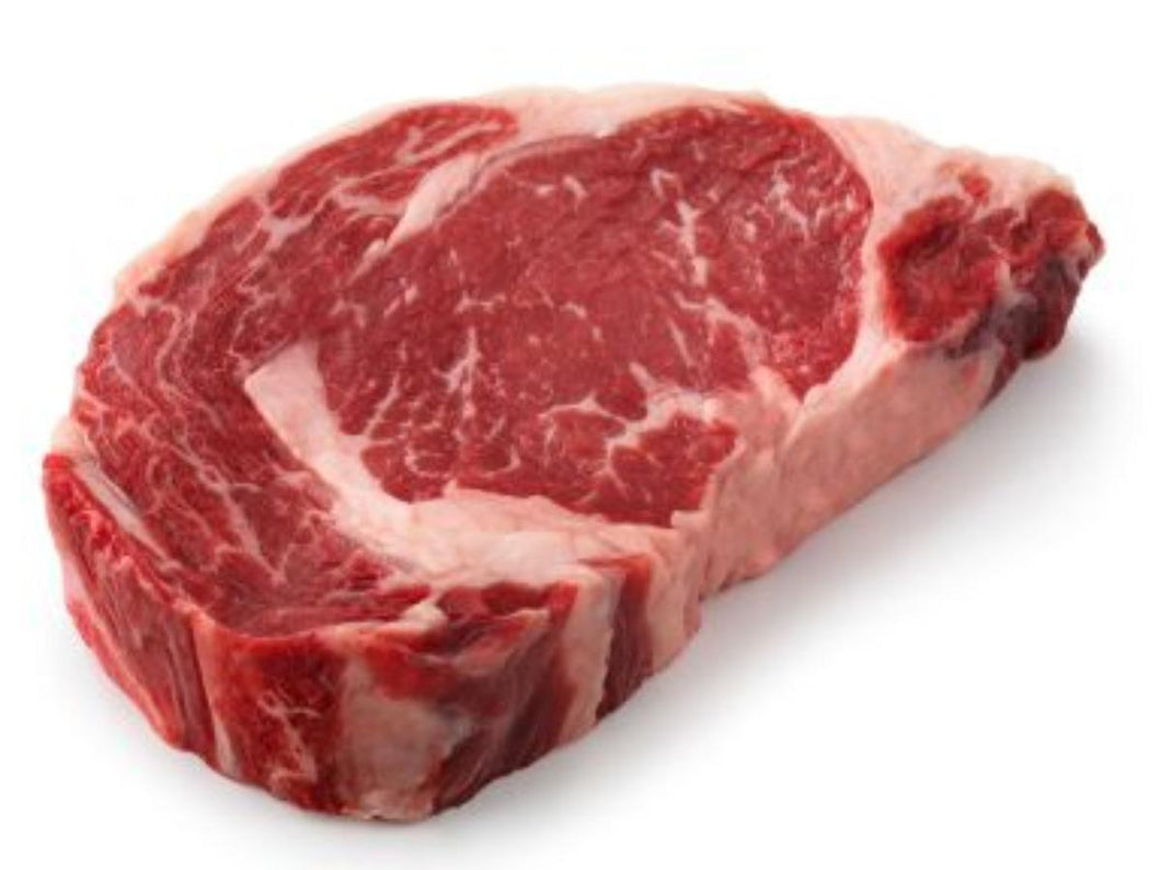 beef rib eye, raw, vac packed (2x 14oz pieces)