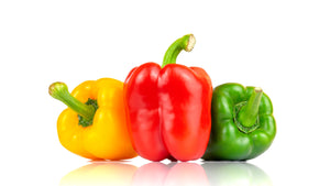 tri-coloured peppers (package of 3)